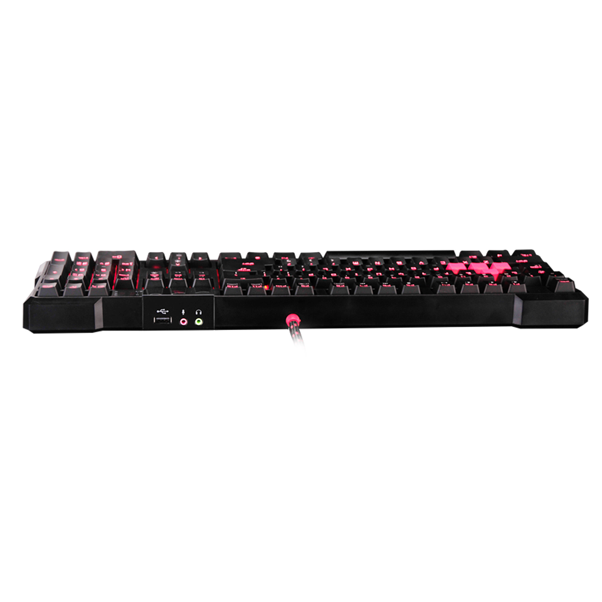 A4 TECH Bloody B640 Q USB Multimedya Mekanik Gamer Klavye Siyah