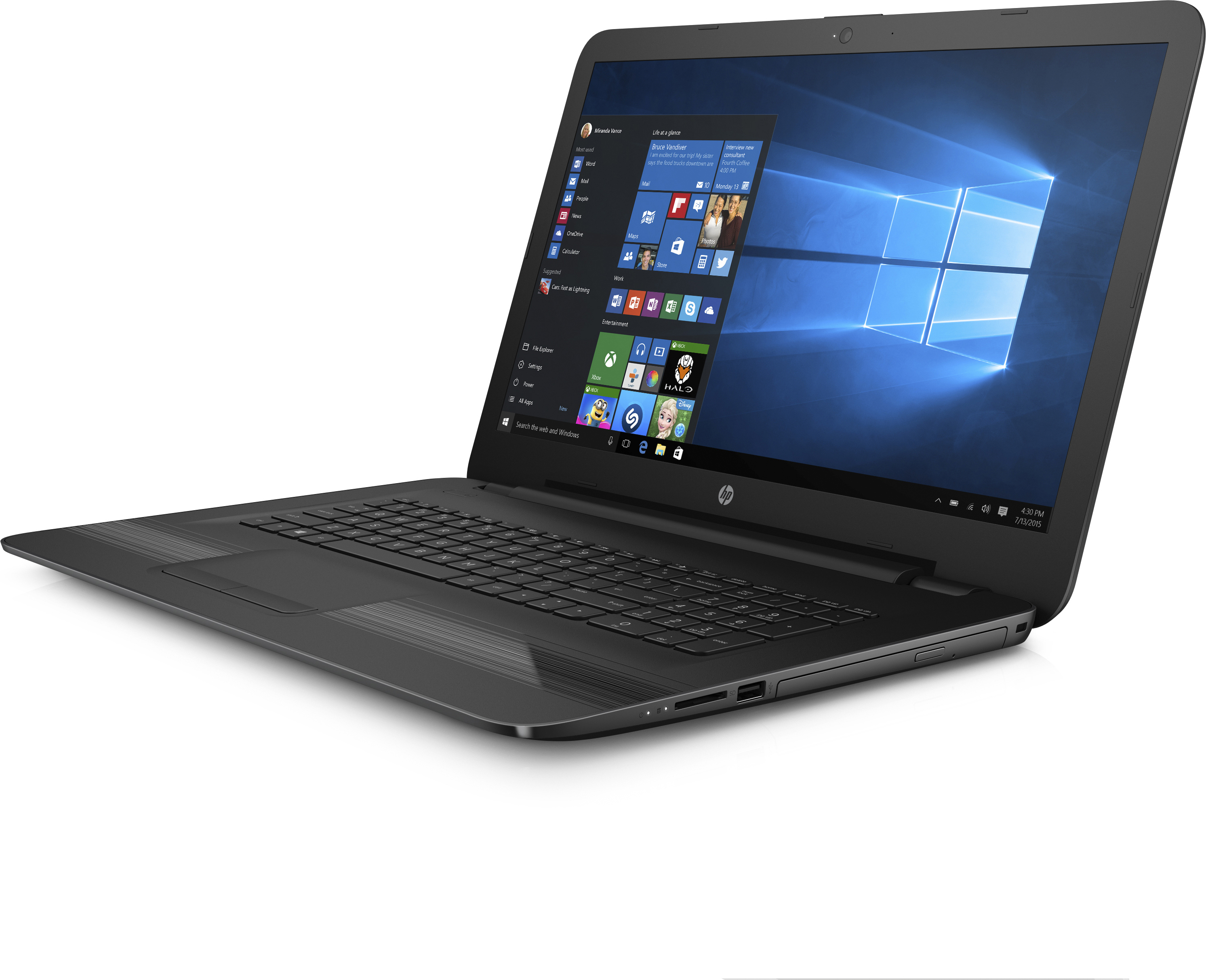 HP 17-x030ng - 17,3 Zoll - Intel® Core™ i3 i3-5005U - 4 GB - 2 TB - Intel® HD 5500 - Windows 10 Home (64 Bit)