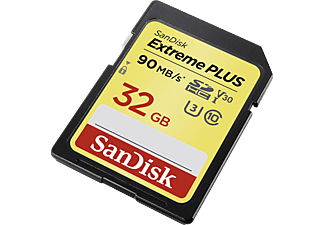 Onderscheppen ondergronds kennisgeving SANDISK Extreme Plus SDHC/SDXC UHS-I Card 32 GB 90 MB/s kopen? | MediaMarkt