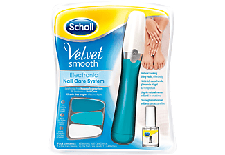 SCHOLL VELVET SMOOTH NAGELPFLEGE SYSTEM - Maniküre-/Pediküreset (Türkis)