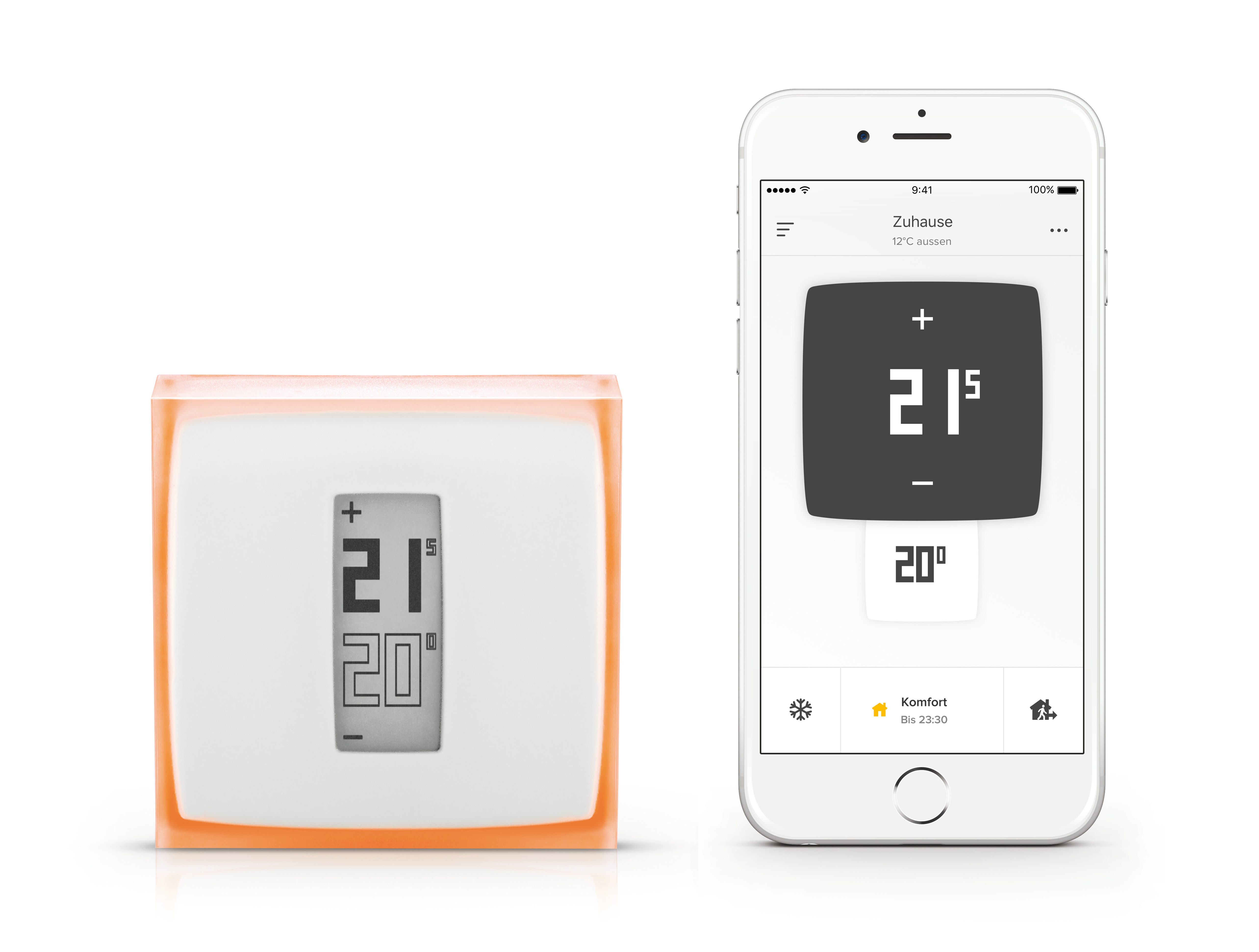 NETATMO NTH01-DE-EC - Thermostat (Transparent/Blanc)