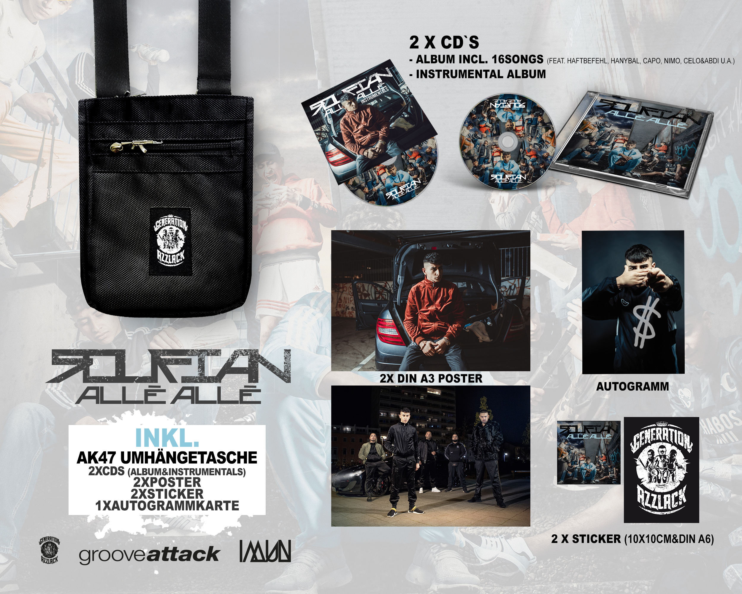 Soufian - Allé Allé (Limitierte Box)  - (CD + Merchandising)