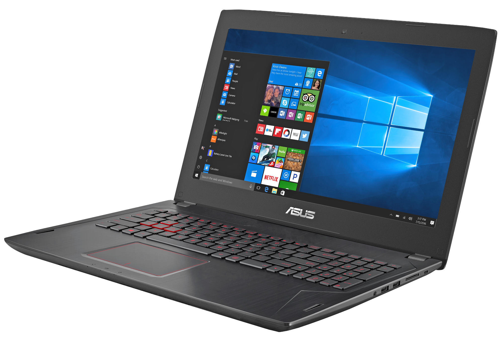 ASUS Gaming Notebook FX502VM-DM112T, schwarz (90NB0DR5-M01630) Gaming-Notebook, 15,6 Zoll, Full-HD, Intel® Core™ i5-6300HQ Prozessor
(6M Cache, bis zu 3.20 GHz), 8 GB, 256 GB SSD