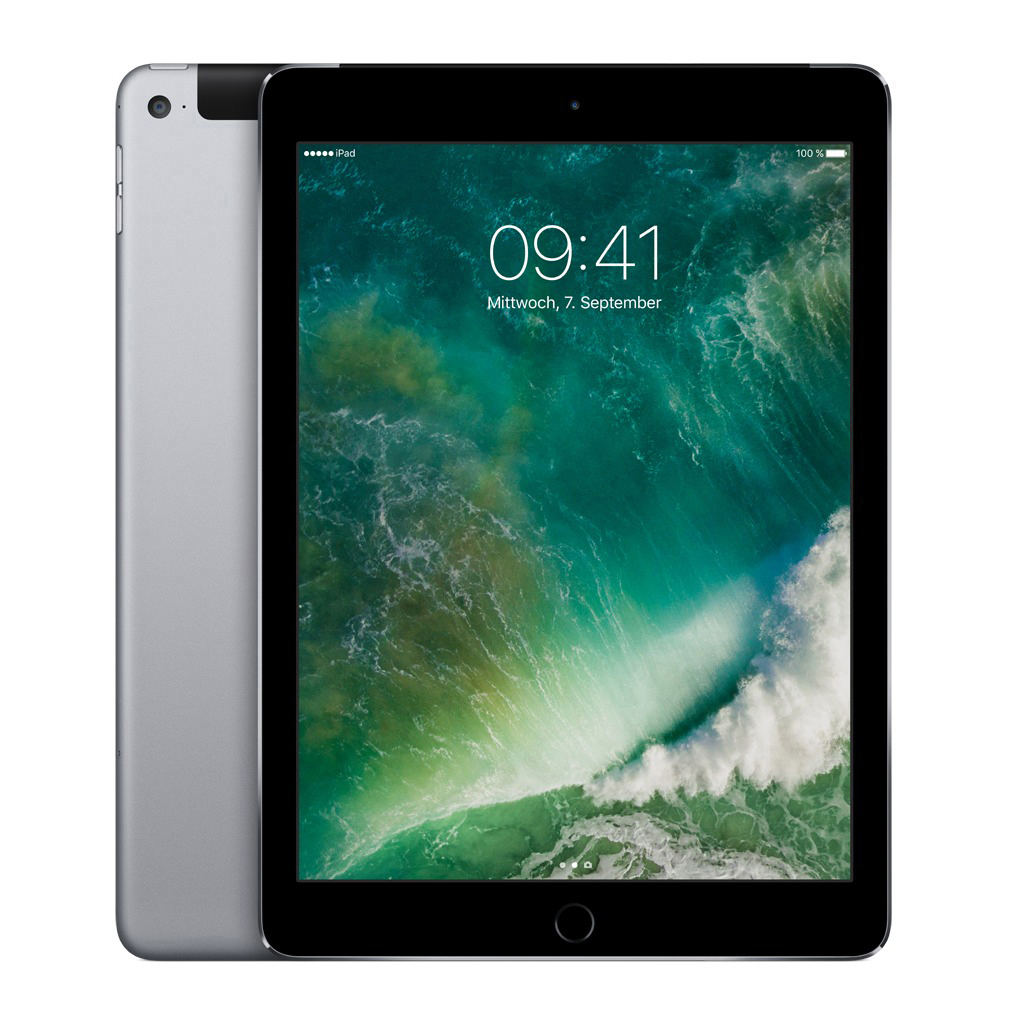 APPLE iPad Air 2 MGTX2FD/A, Tablet, 128 GB, 9,7 Zoll, Grau
