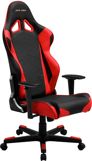 DXRACER Gaming-Sessel OH/RE0/NR, rot/schwarz