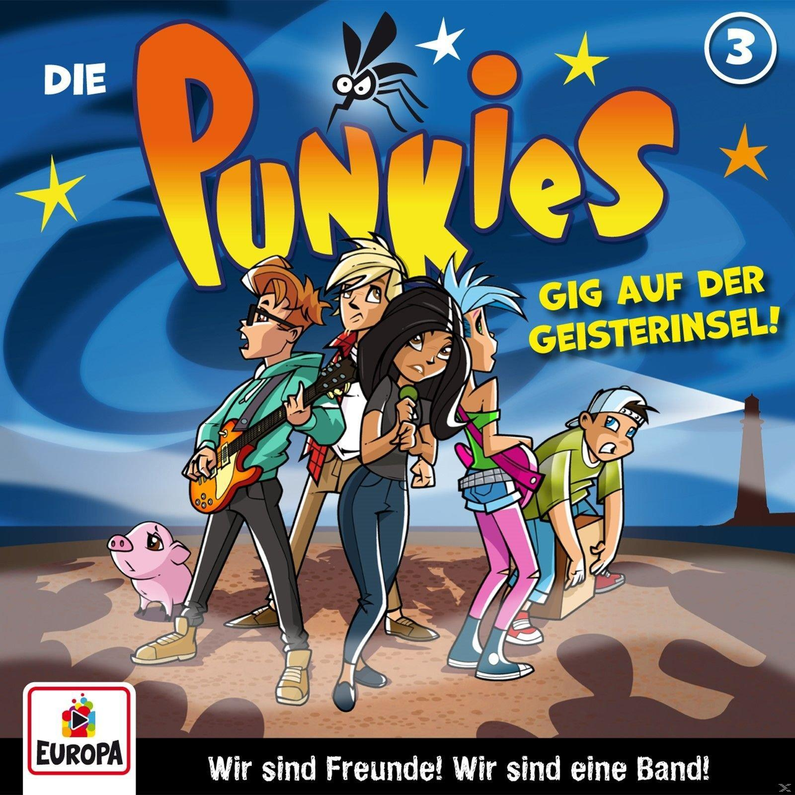 Die Punkies - 003/Gig auf der Geisterinsel  - (CD)