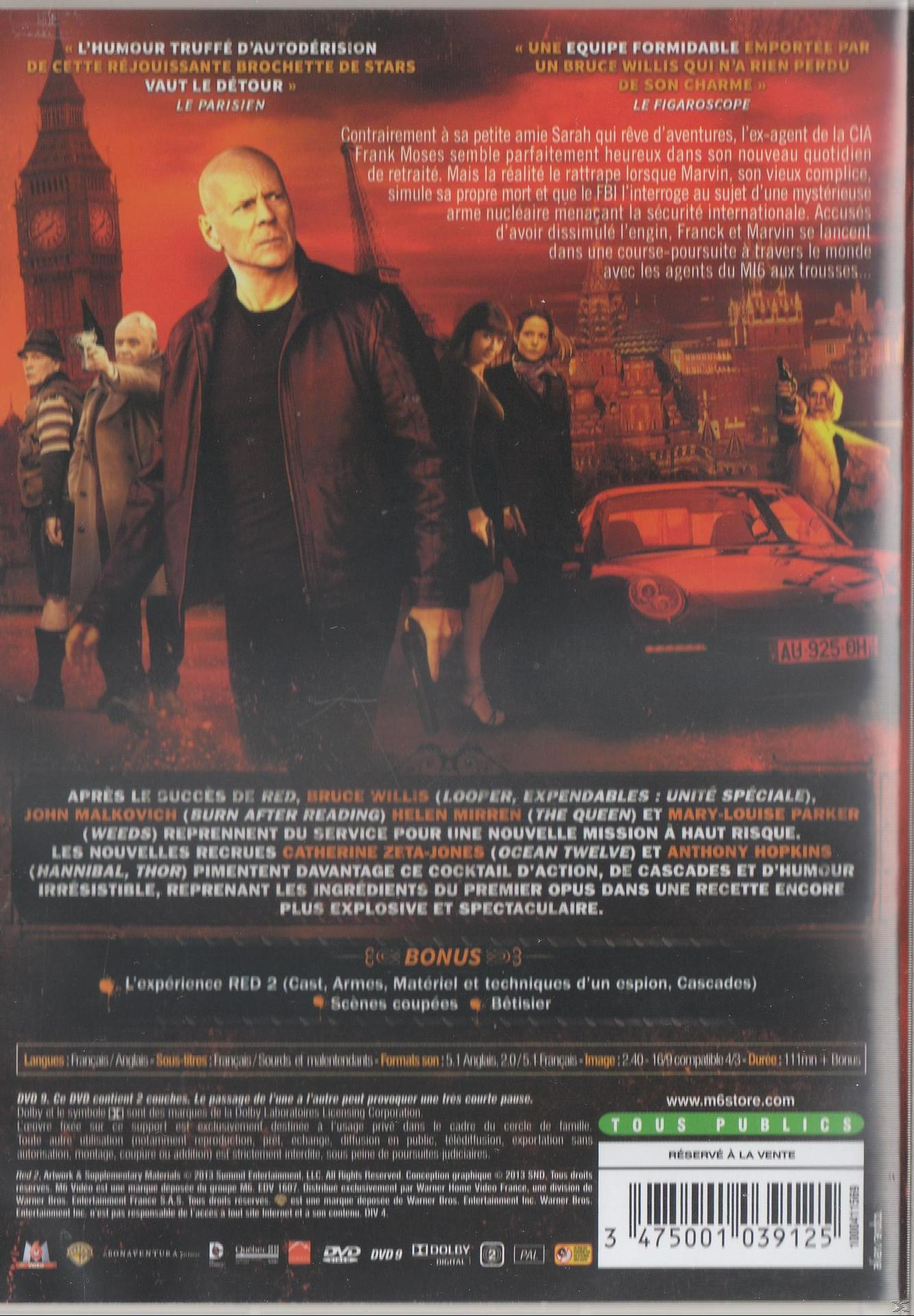 DVD cover with Bruce Willis, text and a car.