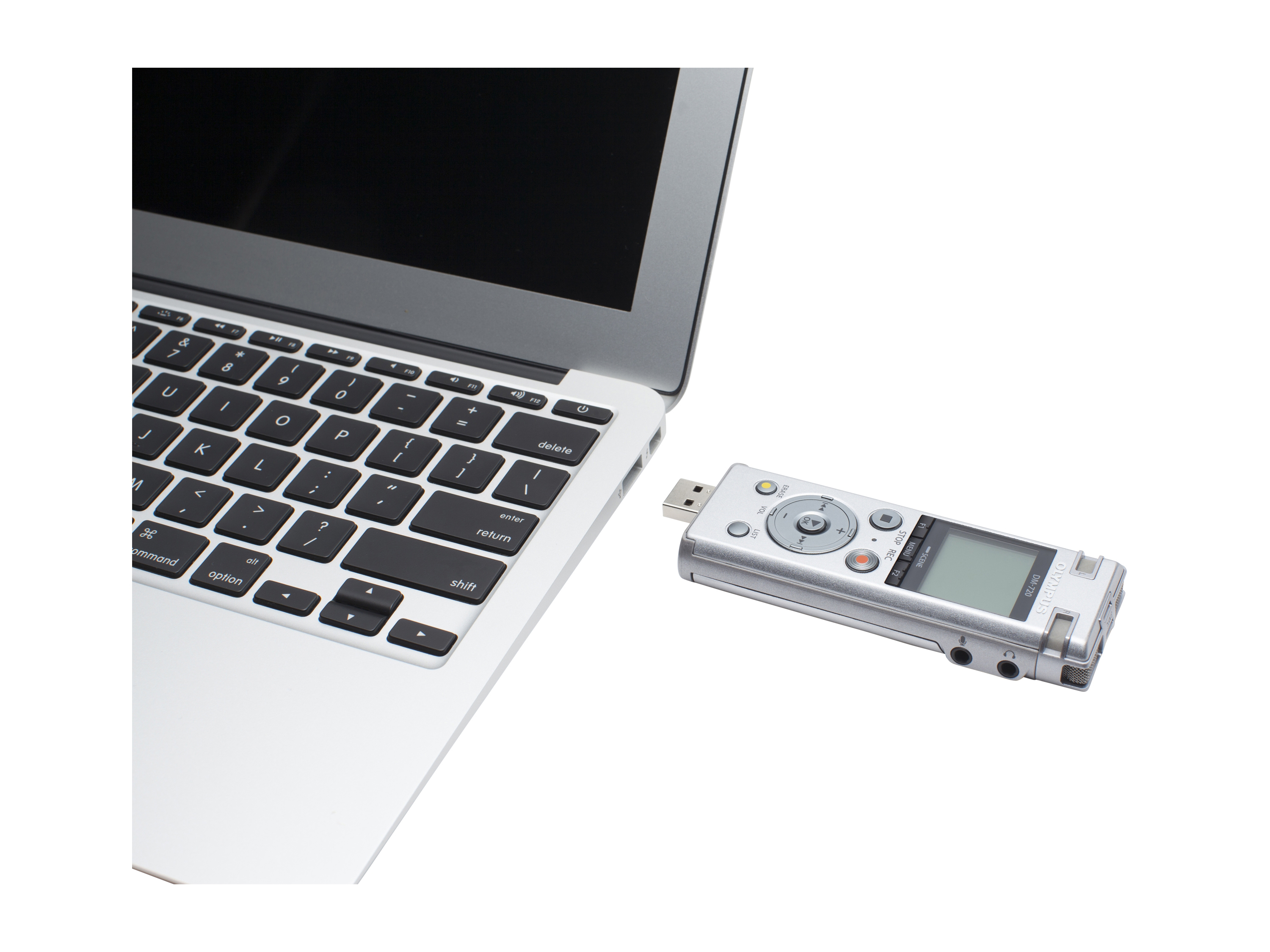 OLYMPUS DM-720 Profi Diktiergerät, Silber