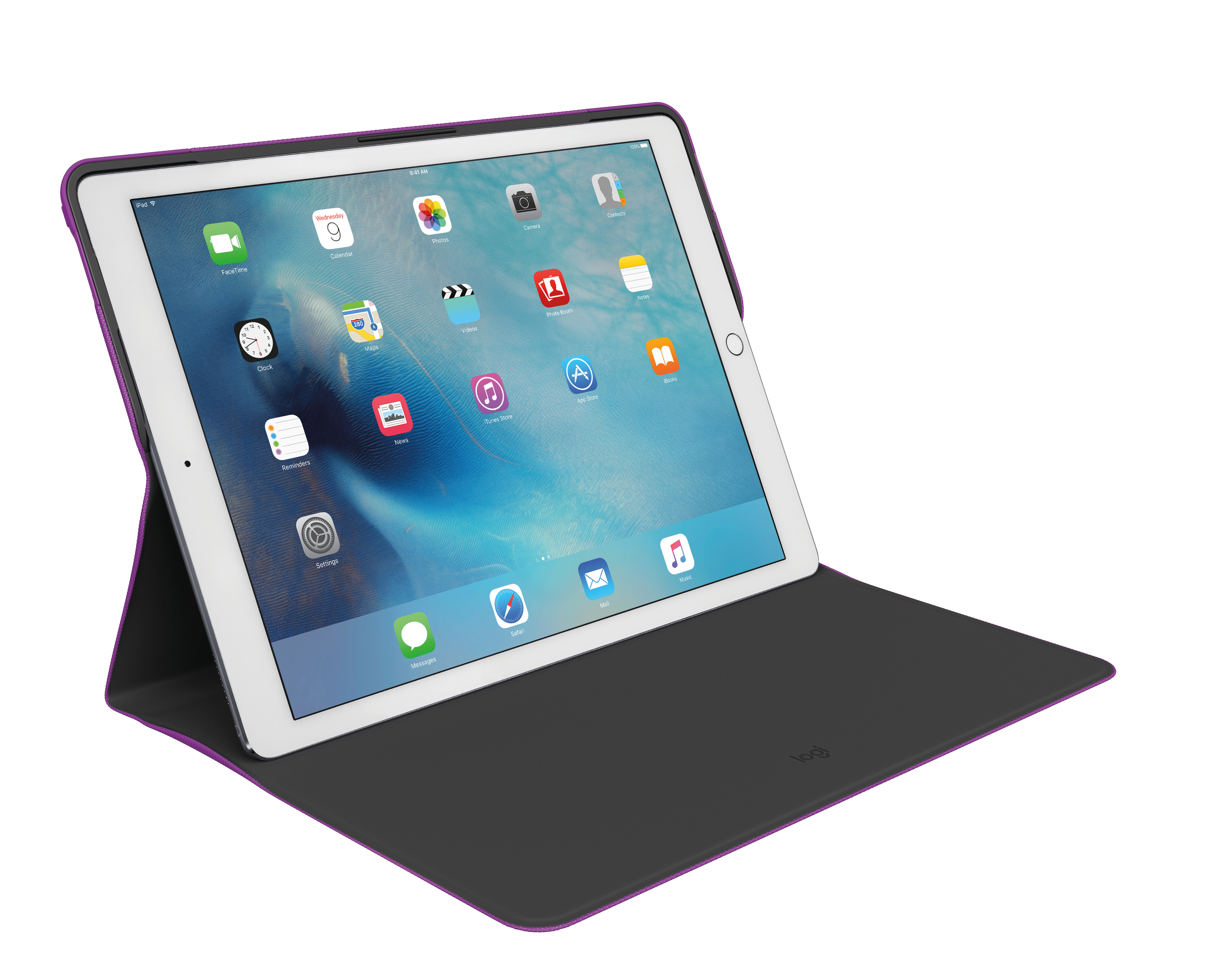 LOGITECH Create, Bookcover, Apple, iPad Pro, Schwarz