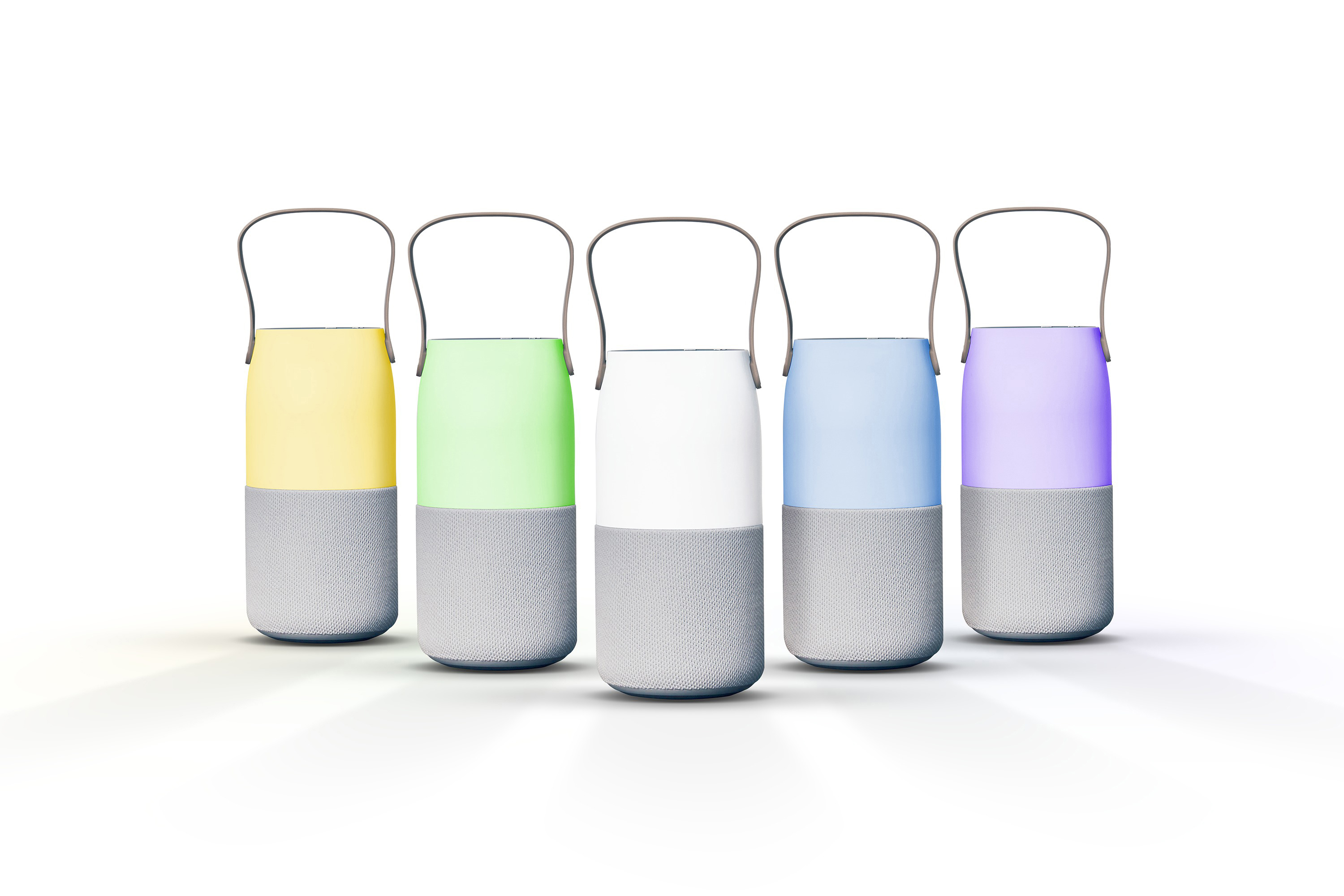 SAMSUNG Bottle EO-SG710CSEGWW Lautsprecher, Grau/Weiß