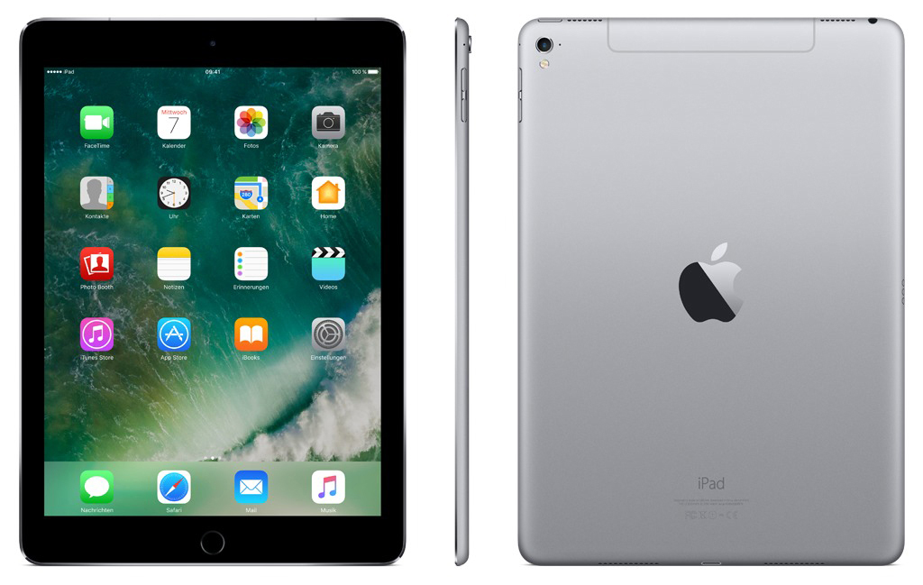 APPLE iPad Pro WiFi + Cellular, Tablet, 128 GB, 9,7 Zoll, Grau