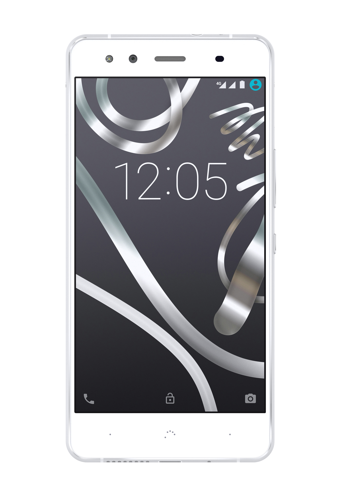 BQ Aquaris X5 16 GB Weiß/Silber Dual SIM
