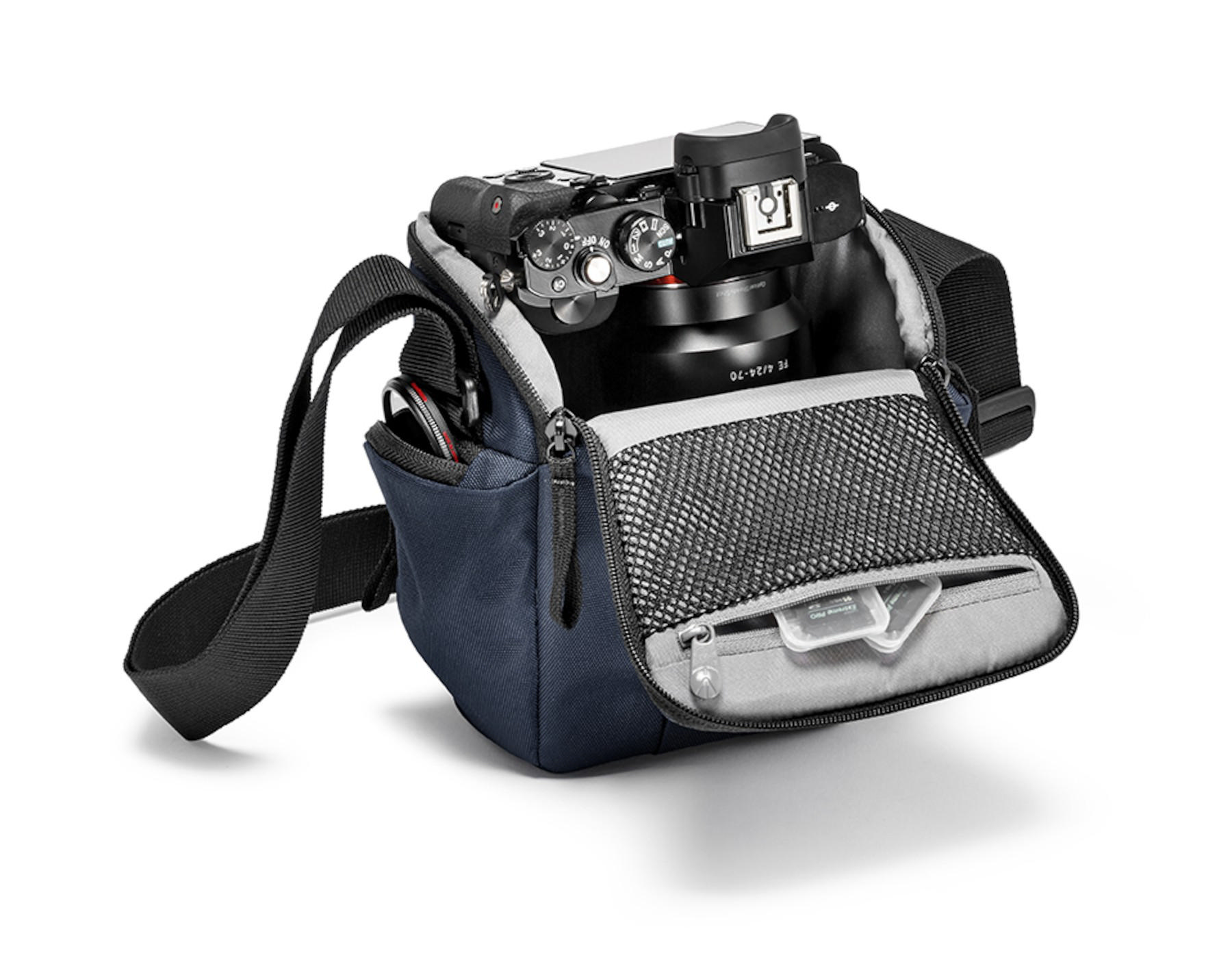 MANFROTTO Bags NX-H-IBU NX Holster CSC Kamera Çantası Mavi