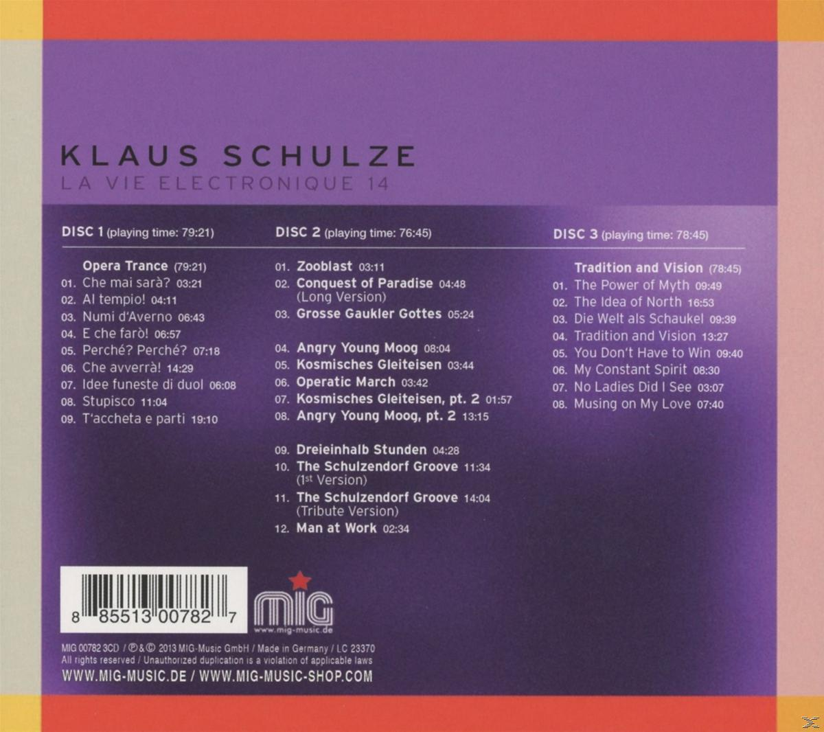 Klaus Schulze - La Vie Electronique 14  - (CD)