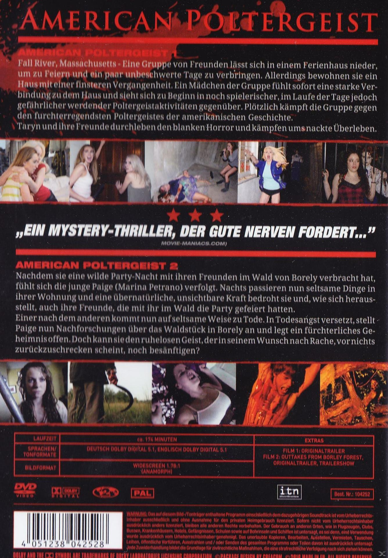 American Poltergeist Teil 1 & 2 DVD