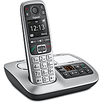 GIGASET Analogtelefon + Anrufbeantworter E560A, silber (S30852-H2728-C101)
