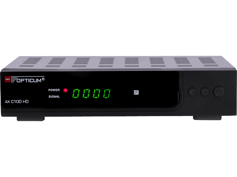 OPTICUM RED AX C100 HD HD DVBC Receiver (HDTV, DVBC, Schwarz) HD DVB