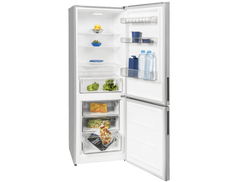 Exquisit Kgc 320 90 4 A Kuhlgefrierkombination In Inoxlook