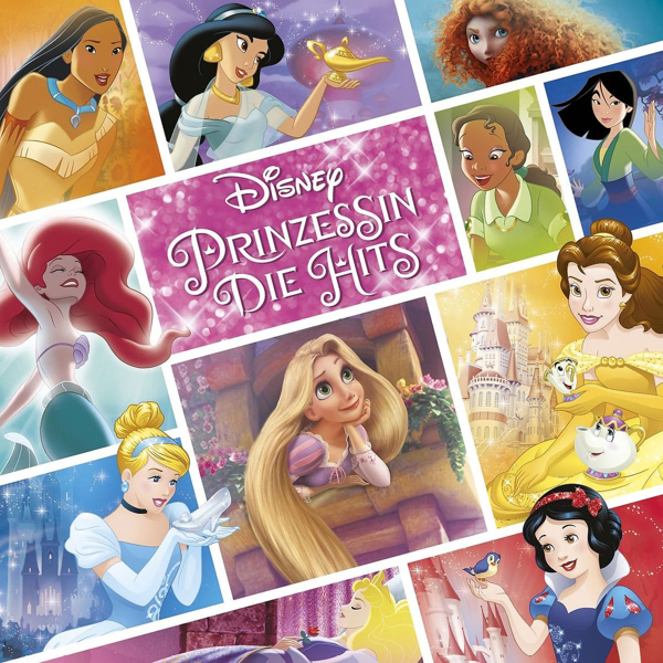 Disney Prinzessinnen Compilation DVD-Cover mit verschiedenen Disney-Prinzessinnen.