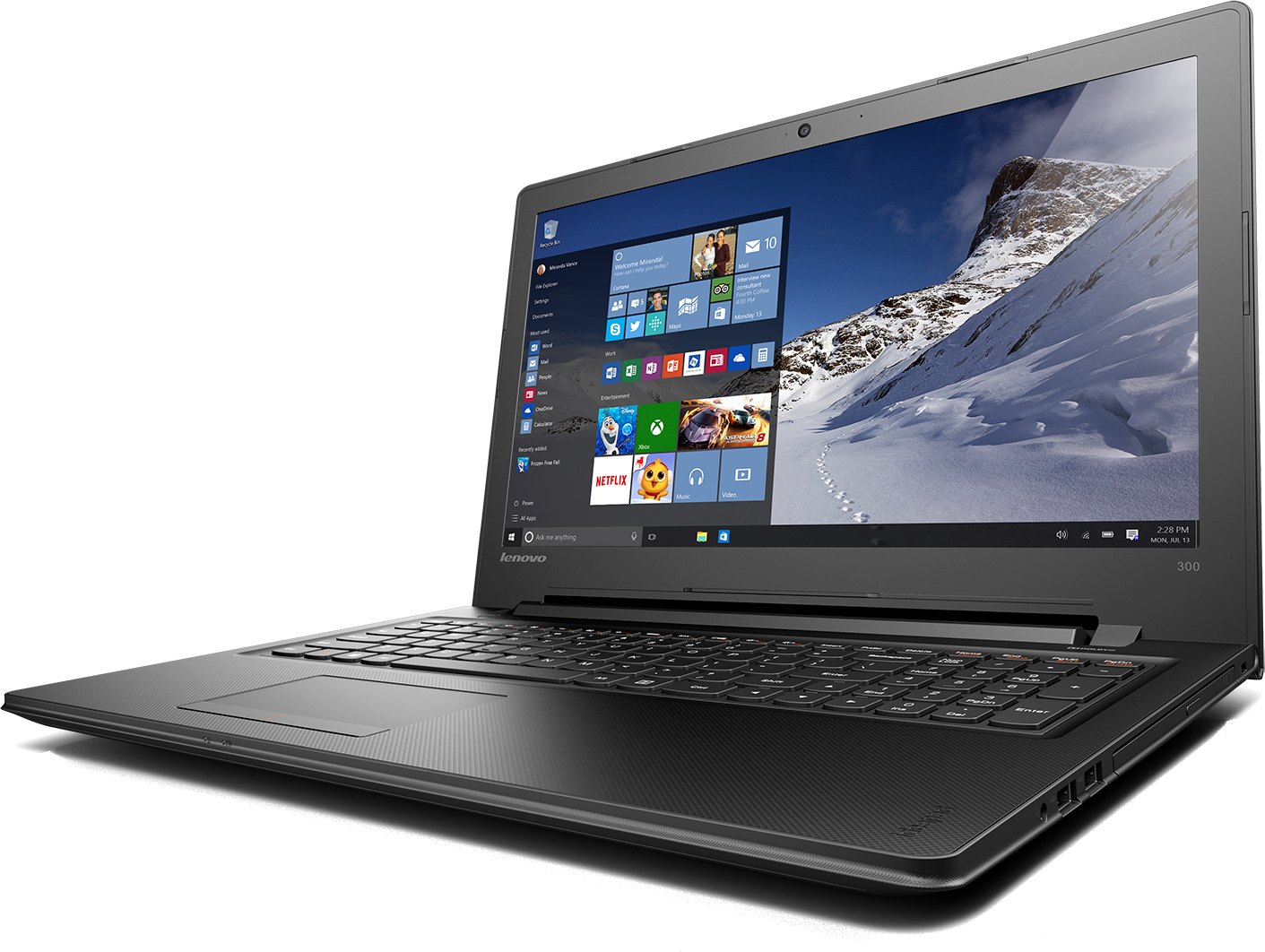 LENOVO Laptop IdeaPad 300-15ISK Intel Core i5-6200U (80Q700CTMB)
