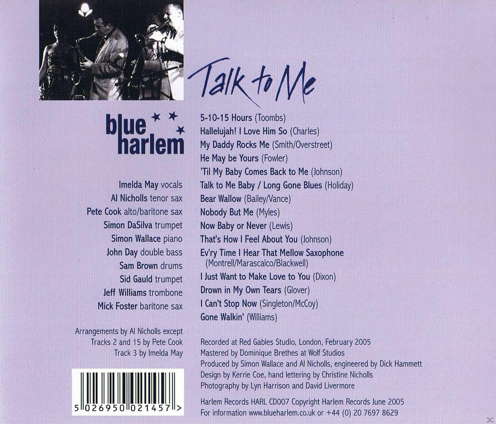 TALK Blue - TO (CD) ME - Harlem