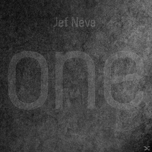 Pochette d'album en noir et blanc avec le mot 'one' au centre.