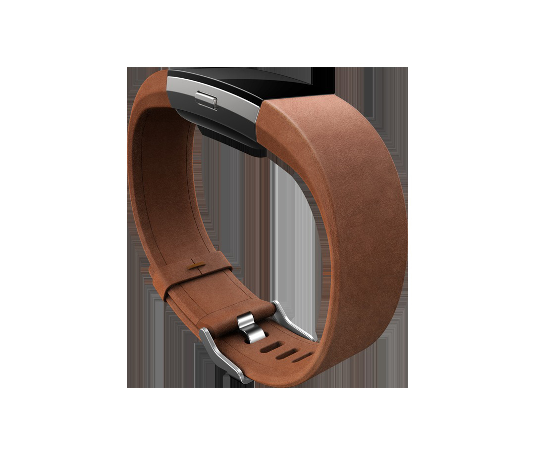 FITBIT FB160LBBRL, Ersatz-/Wechselarmband, Braun