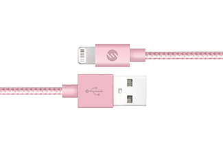 S-LINK Swapp IP-SW5 1 m Lisanslı Lightning Metal Pembe 2A Data + Şarj Kablosu