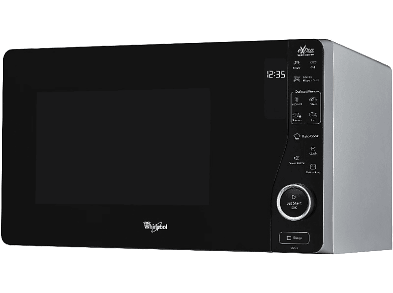 REACONDICIONADO Seminuevo Muy bueno Microondas con grill - Whirlpool MWF421SL, 800W, 6 niveles, Descongelación, 25 l, Negro