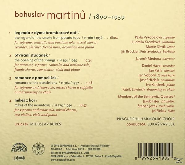 Prague Philharmonic Choir - Kantaten  - (CD)