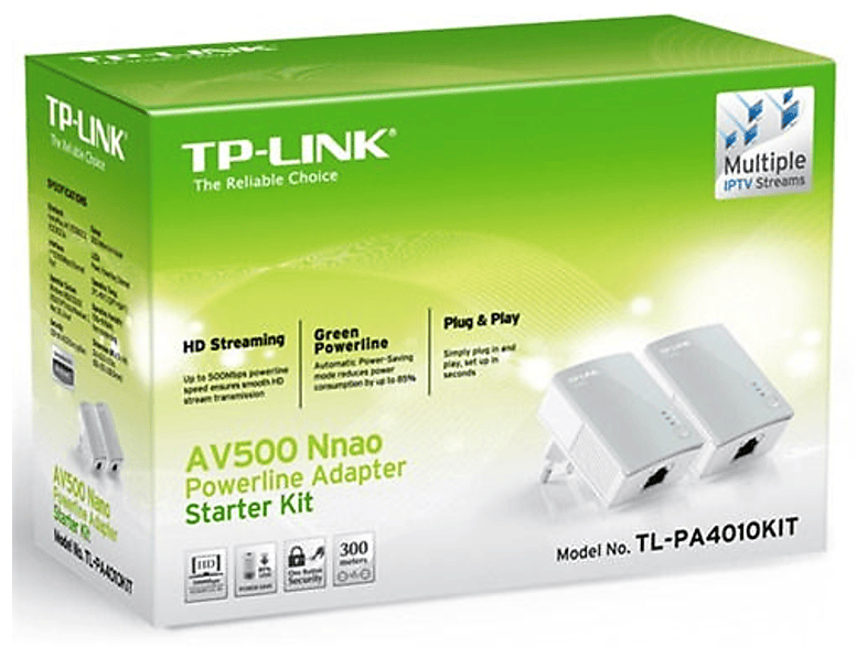 TP-LINK TL-PA4010KIT 500Mbps Tak-Kullan %85 Enerji Tasarruflu Nano Powerline Adaptör_2