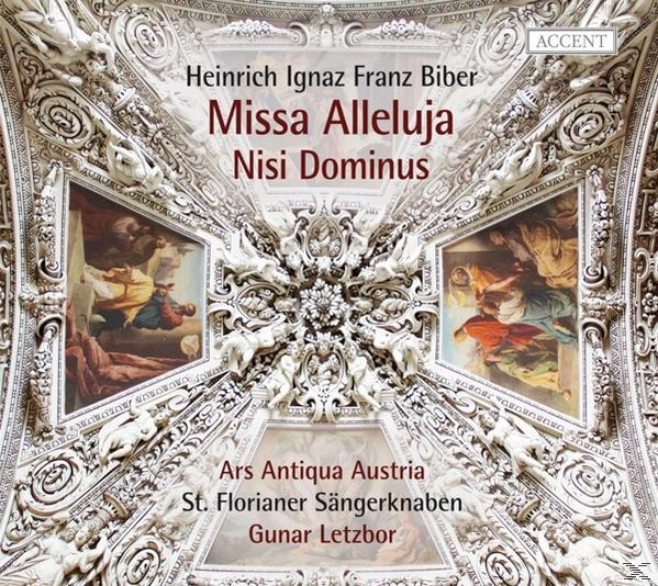 Eine CD-Hülle mit Text, einer verzierten Decke und Bildern von Gemälden.