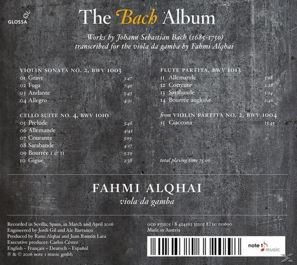 Fahmi Alqhai - The Bach Album  - (CD)