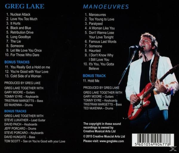 Greg Lake - Greg Lake/Manoeuvres (Remastered+Expanded 2cd)  - (CD)