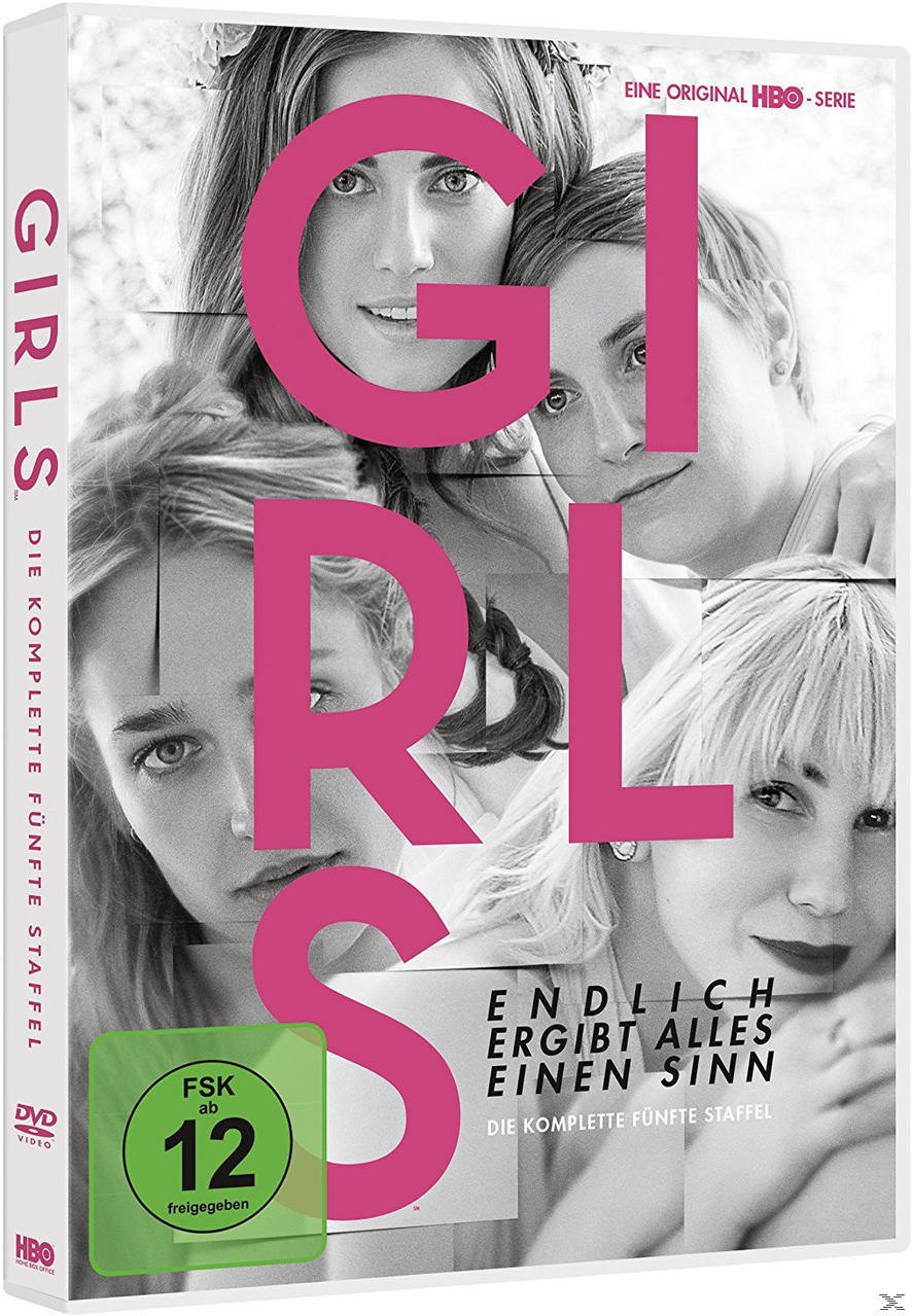 DVD-Hülle mit dem Titel 'GIRLS' und Gesichtern von Frauen. Ein grüner Aufkleber links unten.
