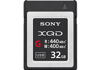 SONY QDG32E-R - XQD-Cartes mémoire  (32 GB, 440 MB/s, Noir)