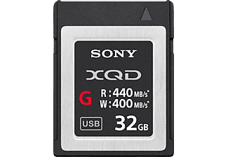 SONY QDG32E-R - XQD-Speicherkarte  (32 GB, 440 MB/s, Schwarz)