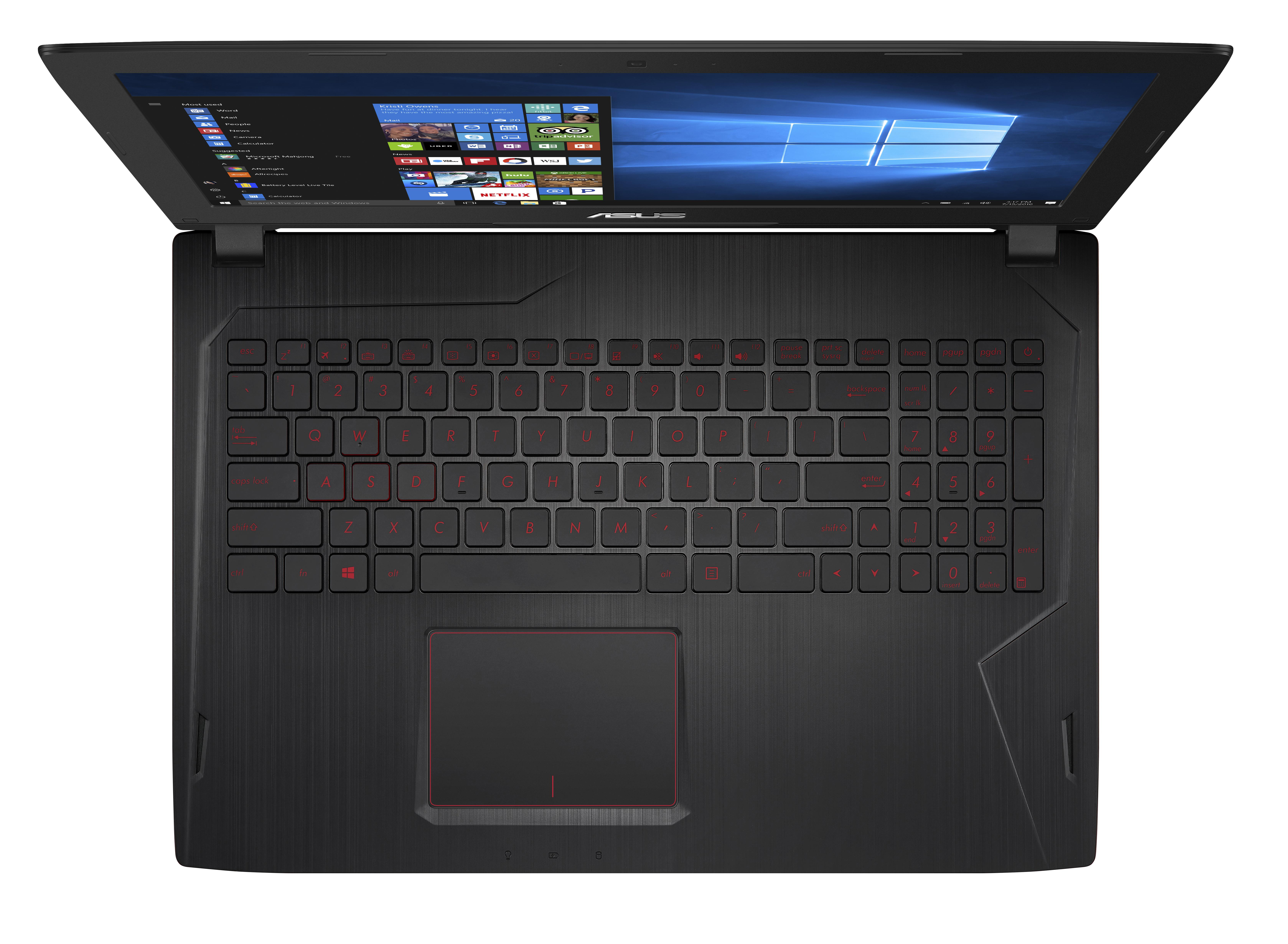 ASUS FX502VM-DM113T - 15,6 Zoll - Intel® Core™ i7 i7-6700HQ - 16 GB - 256 GB - NVIDIA GeForce® GTX 1060 - Windows 10 Home (64 Bit)