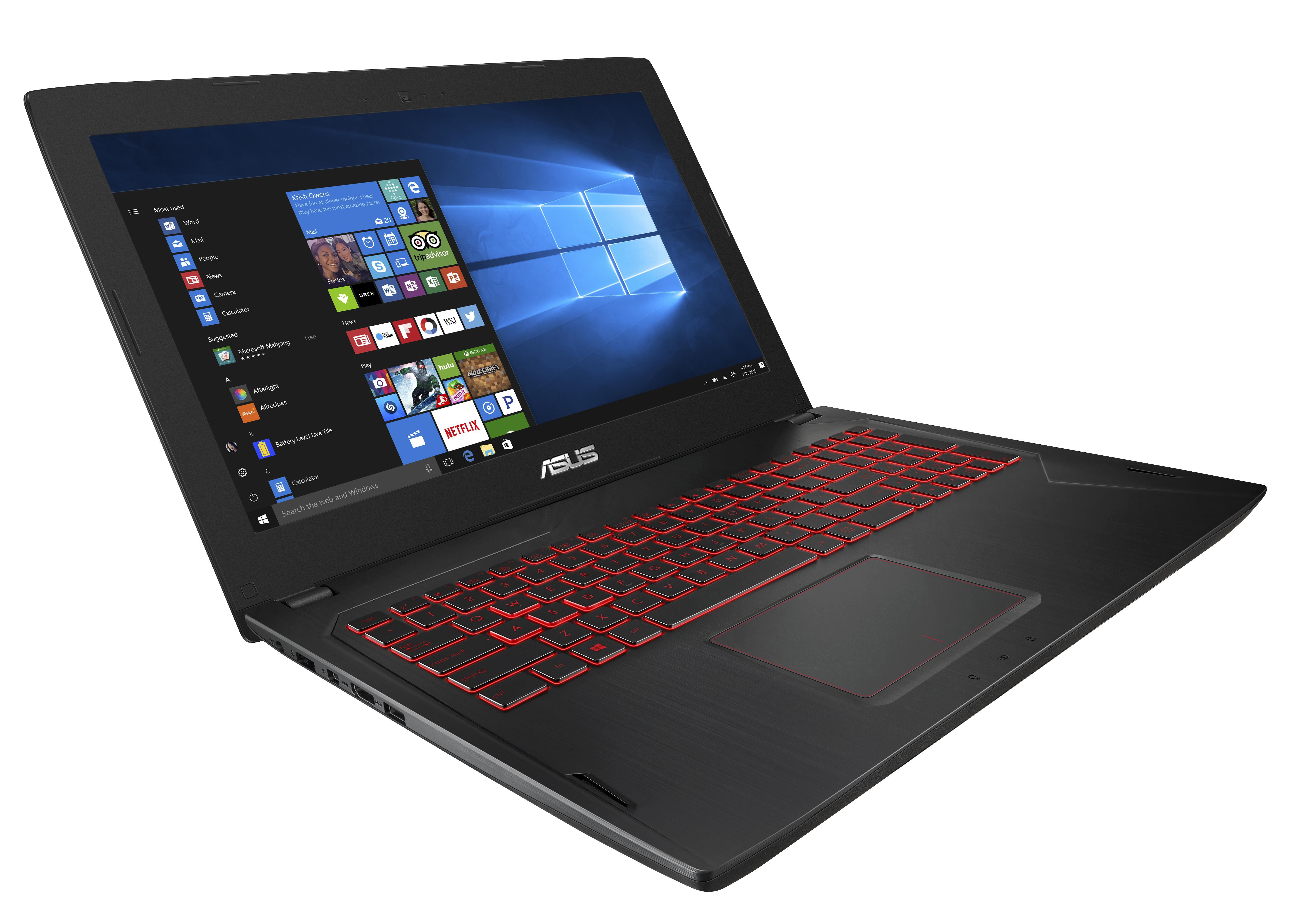 ASUS FX502VM-DM113T - 15,6 Zoll - Intel® Core™ i7 i7-6700HQ - 16 GB - 256 GB - NVIDIA GeForce® GTX 1060 - Windows 10 Home (64 Bit)