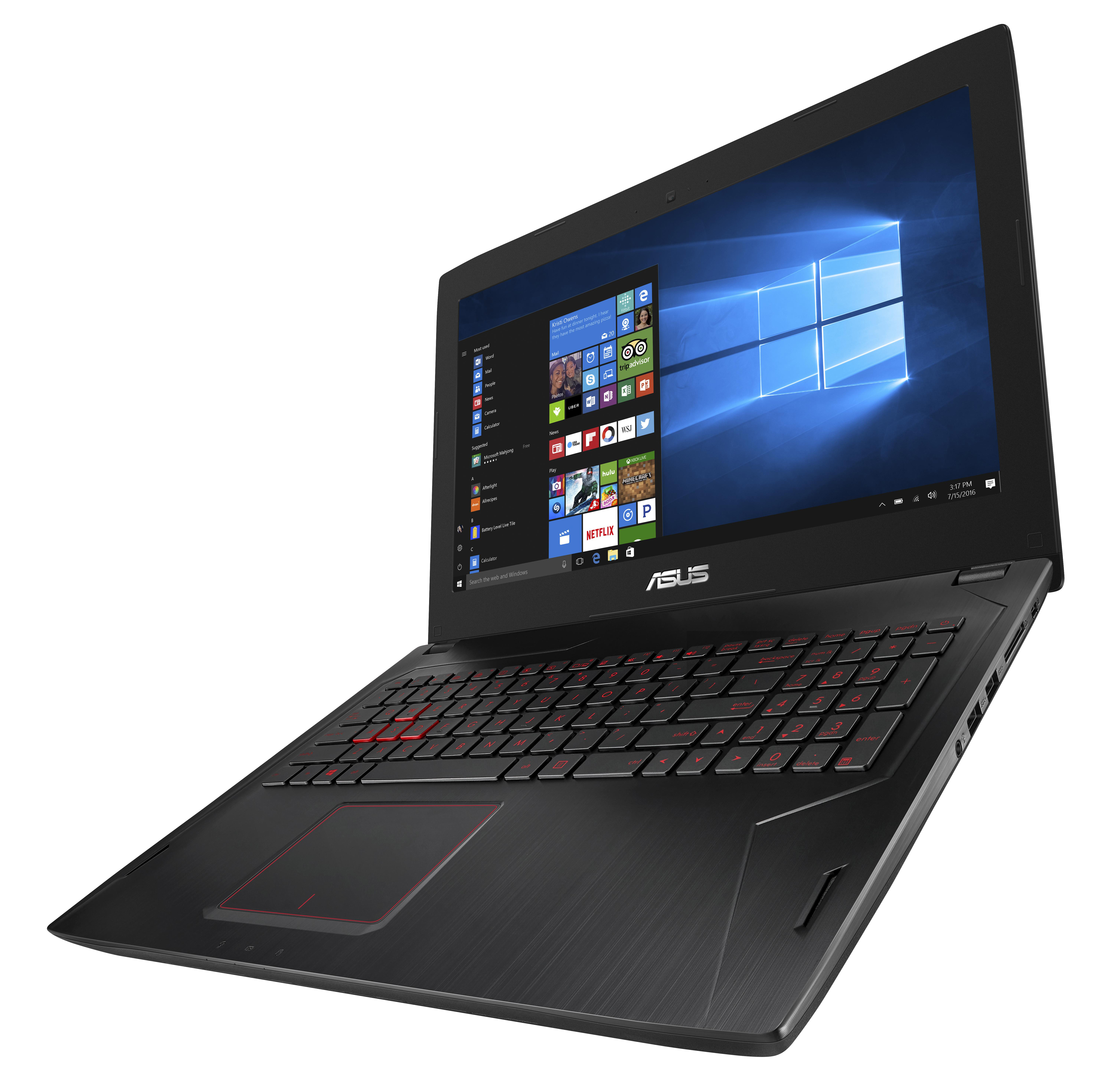 ASUS FX502VM-DM113T - 15,6 Zoll - Intel® Core™ i7 i7-6700HQ - 16 GB - 256 GB - NVIDIA GeForce® GTX 1060 - Windows 10 Home (64 Bit)