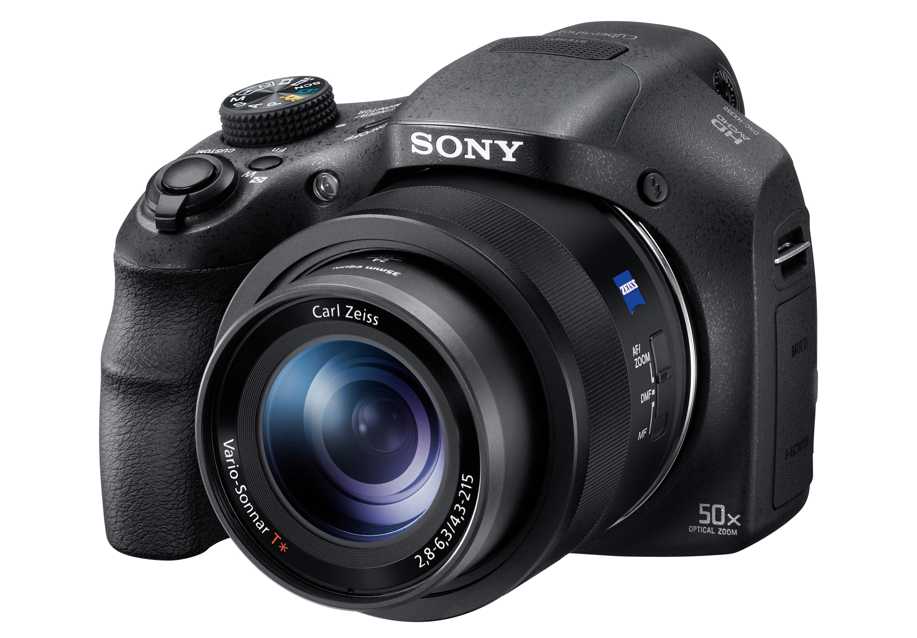 SONY Cyber-shot DSC-HX350 Zeiss Bridgekamera Schwarz, 50x opt. Zoom, TFT-LCD, Xtra Fine