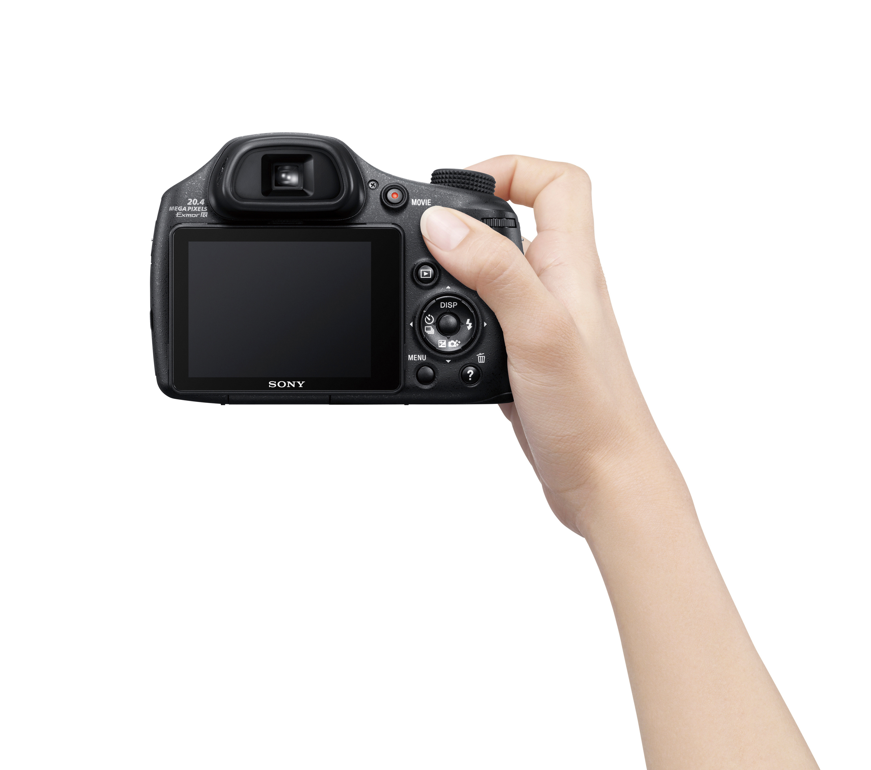 SONY Cyber-shot DSC-HX350 Zeiss Bridgekamera Schwarz, 50x opt. Zoom, TFT-LCD, Xtra Fine