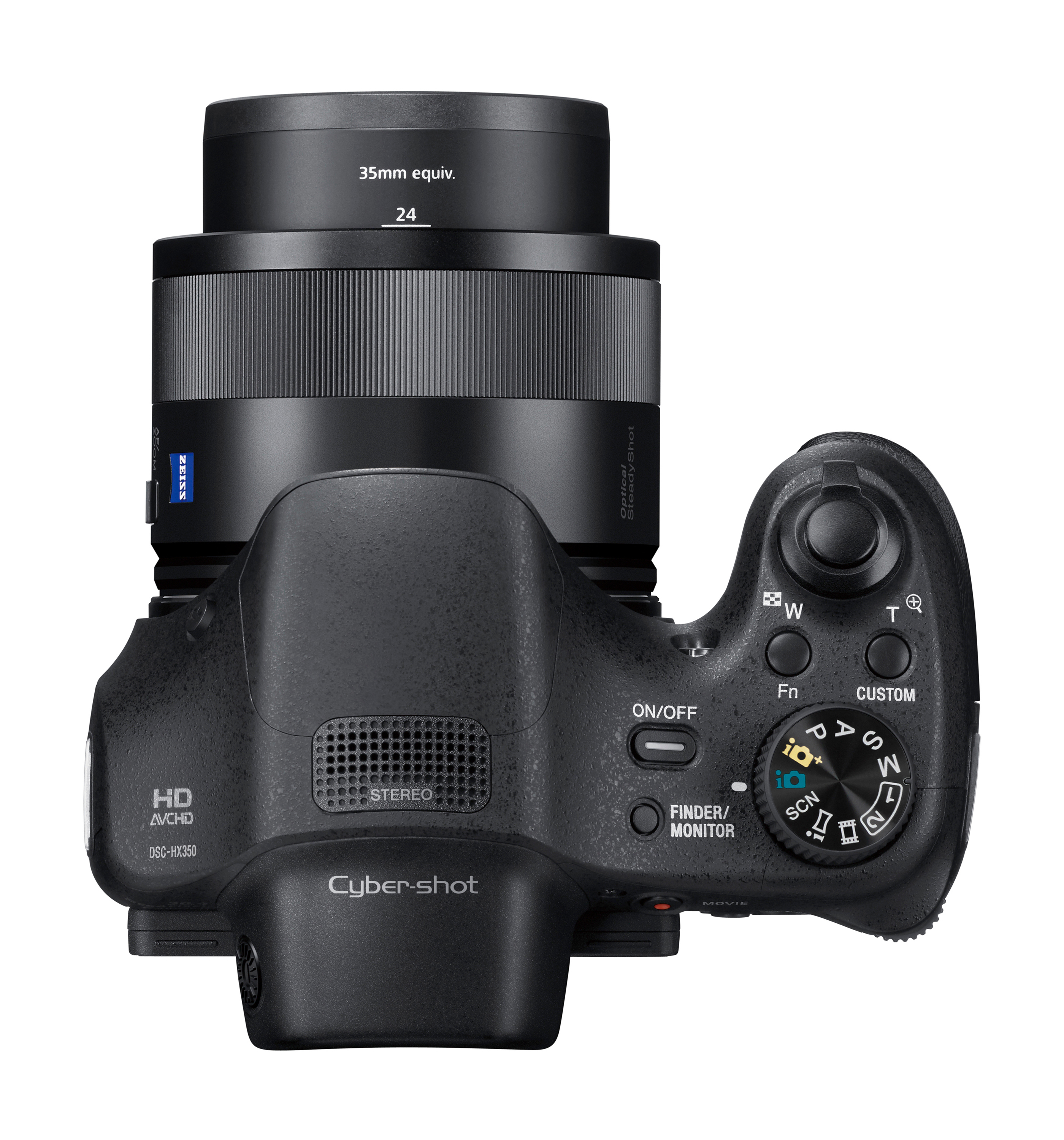 SONY Cyber-shot DSC-HX350 Zeiss Bridgekamera Schwarz, 50x opt. Zoom, TFT-LCD, Xtra Fine