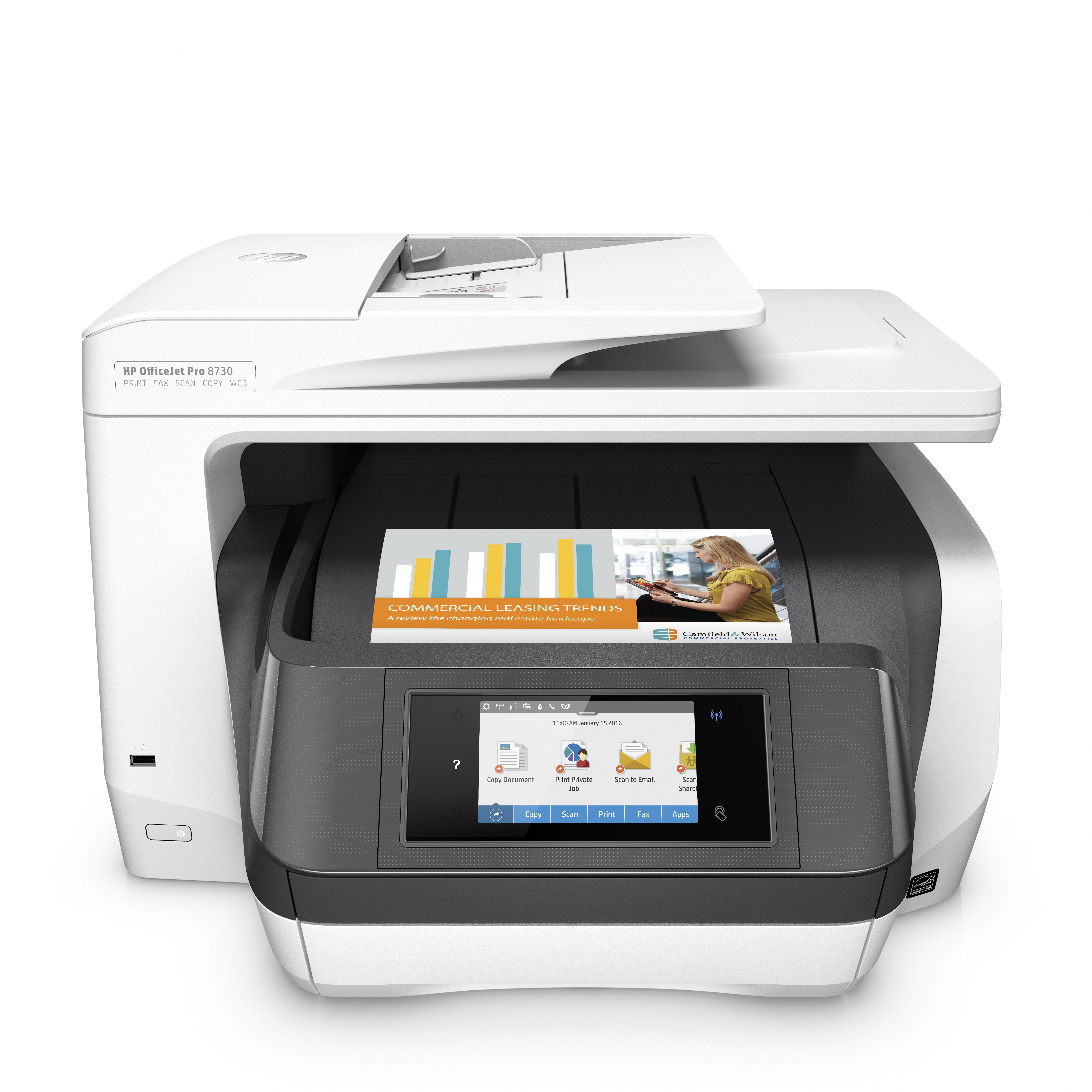 HP OfficeJet Pro 8730 4-in-1 Multifunktionsdrucker