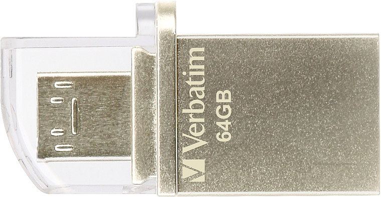 VERBATIM 49827 USB-Stick, 64 GB, Silber