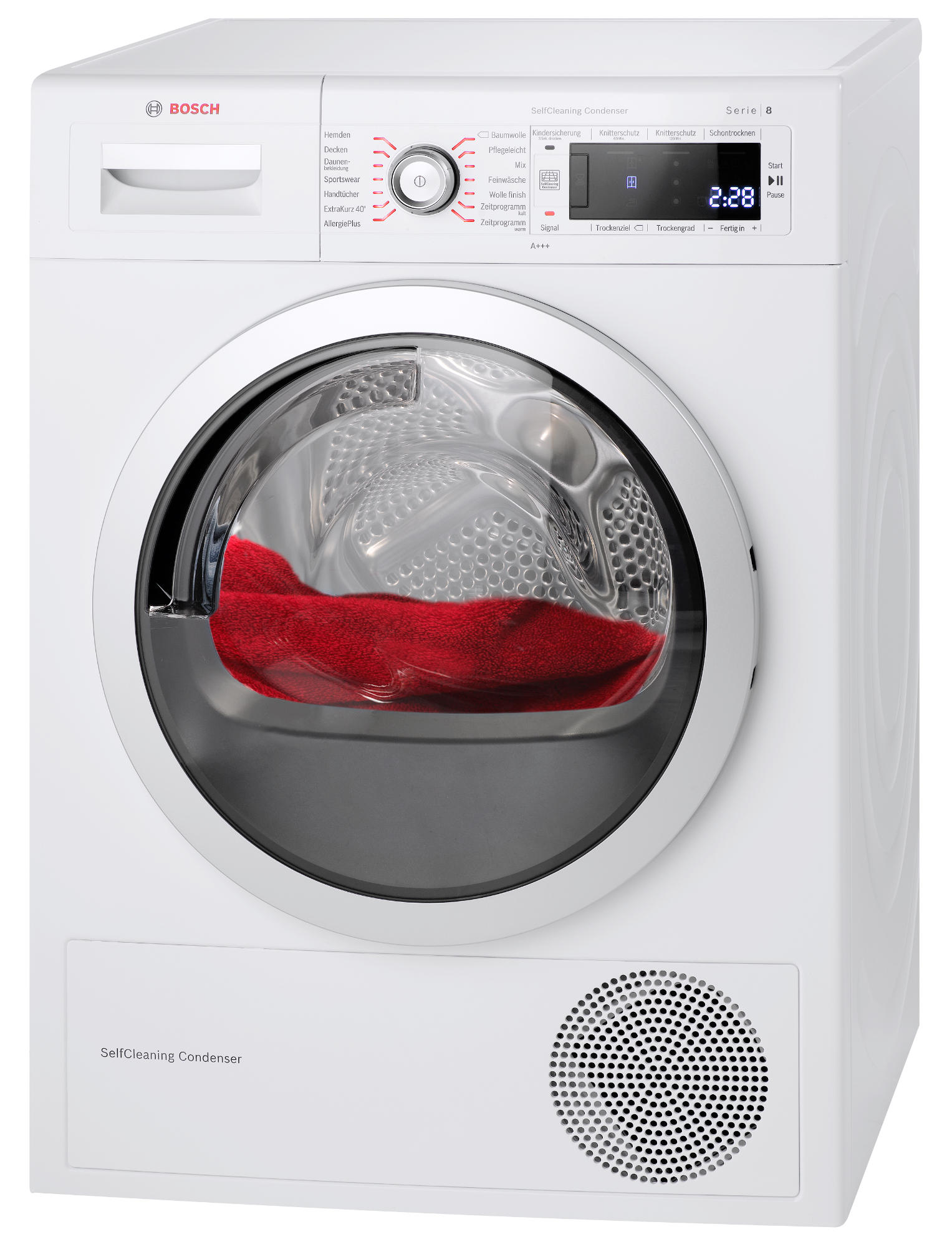 BOSCH WTW875W0 Trockner (8,0 kg, A+++, Weiß)