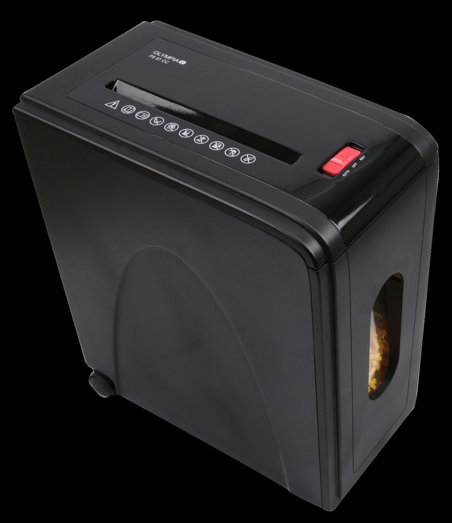 OLYMPIA 2714 PS 57 CC Aktenvernichter, Schwarz