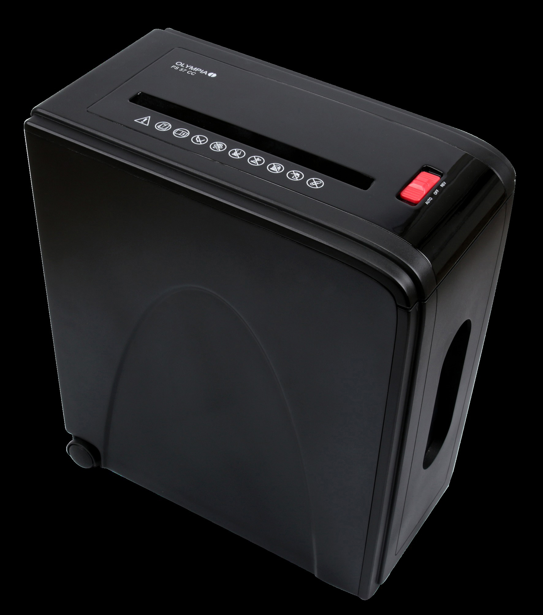 OLYMPIA 2714 PS 57 CC Aktenvernichter, Schwarz