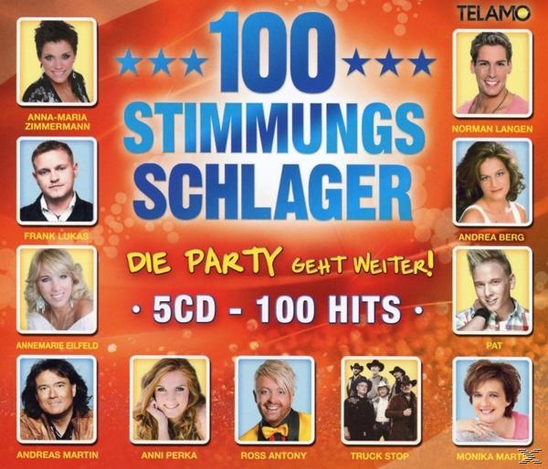 VARIOUS - 100 Stimmungsschlage,Die Party Geht Weiter  - (CD)