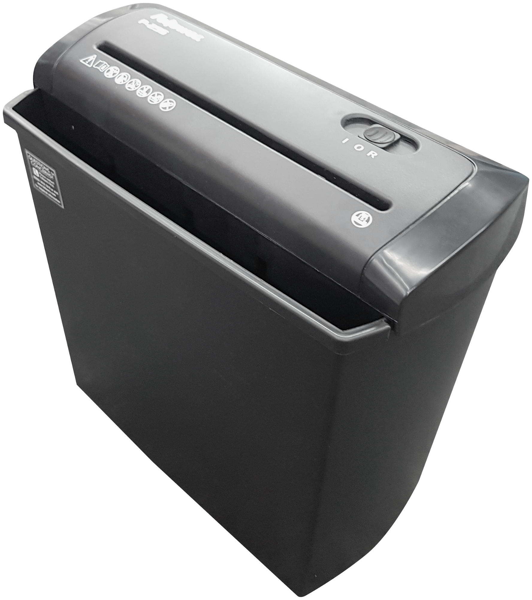 Destructora Fellowes P25s trituradora papel corte en tiras hasta 5 hojas uso personal color negro capacidad 11 l 3